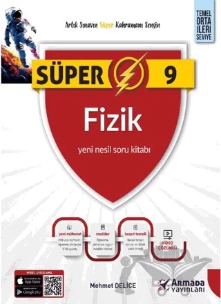 9. Sınıf Süper Fizik Yeni Nesil Soru Kitabı – Mehmet Delice – Armada Yayınları kitap kapağı