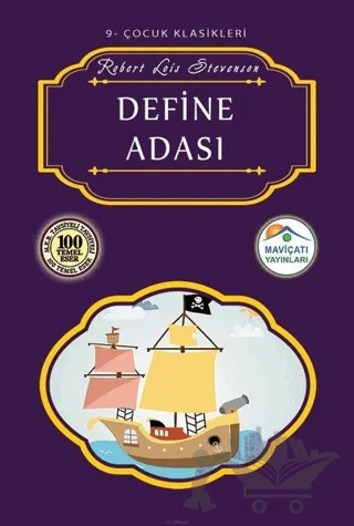 Define Adası – Robert Louıs Stevenson – Maviçatı Yayınları kitap kapağı