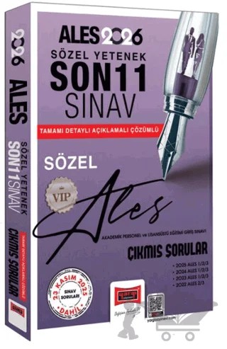 2026 ALES Sözel Yetenek Son 11 Sınav Çıkmış Sorular (23 Kasım 2025) – Kolektif – Yargı Yayınevi kitap kapağı