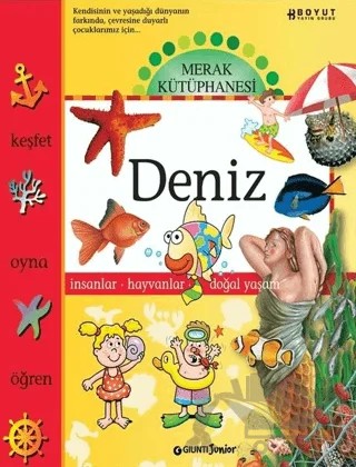 Merak Kütüphanesi - Deniz – Emanuela Busa – Boyut Yayın Grubu kitap kapağı