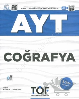 AYT Coğrafya Tam Öğrenme Fasikülleri – Memduh Altunbulak – Muba Yayınları kitap kapağı