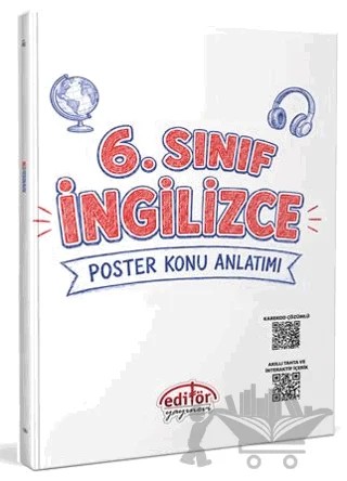 6. Sınıf İngilizce Poster Konu Anlatımı – Kolektif – Editör Yayınevi kitap kapağı