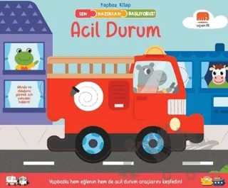 Sen Hazırsan Başlıyoruz! Acil Durum – Rebecca Weerasekera – Uçan Fil Yayınları kitap kapağı