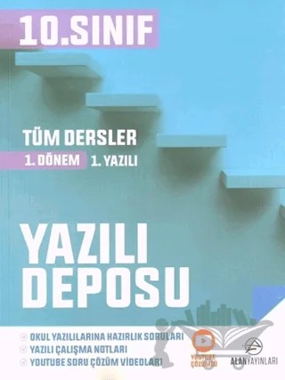 10. Sınıf Tüm Dersler Yazılı Deposu 1. Dönem 1. Yazılı – Kolektif – Alan Yayınları kitap kapağı