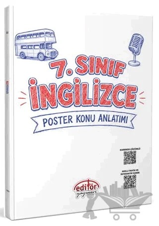 7. Sınıf İngilizce Poster Konu Anlatımlı – Kolektif – Editör Yayınevi kitap kapağı