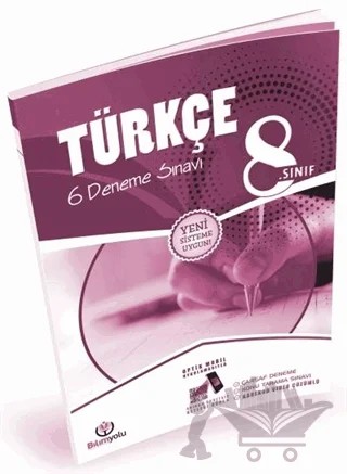 8. Sınıf Türkçe 6 Video Çözümlü Optikli Deneme Sınavı – Kolektif – Bilimyolu Yayıncılık kitap kapağı