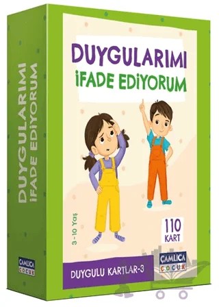 Duygularımı İfade Ediyorum - Duygulu Kartlar 3 – Kolektif – Çamlıca Çocuk Yayınları kitap kapağı