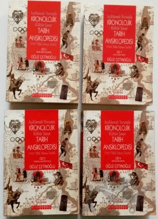 Açıklamalı Yorumlu Kronolojik Tarih Ansiklopedisi (4 Cilt Takım) – Oğuz Çetinoğlu – Bilgeoğuz Yayınları kitap kapağı