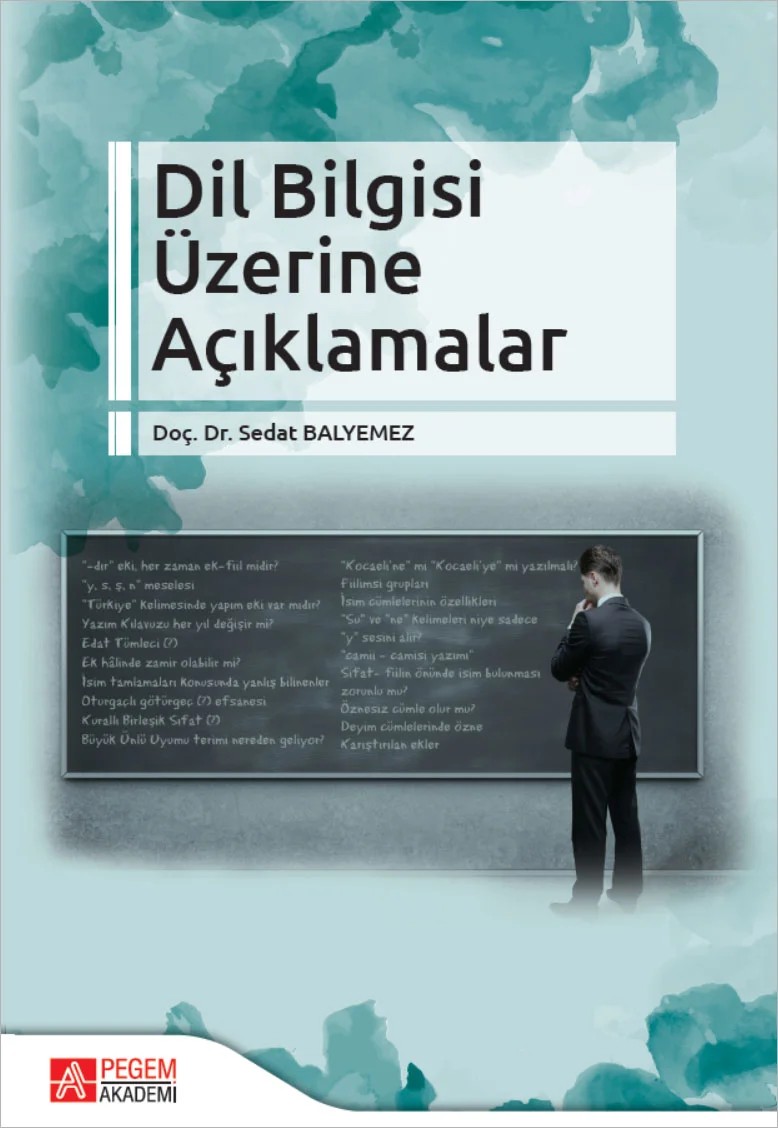 Dil Bilgisi Üzerine Açıklamalar – Sedat Balyemez – Pegem Akademi Yayıncılık kitap kapağı