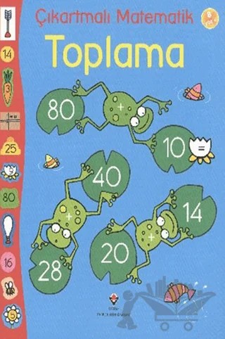 Çıkartmalı Matematik - Toplama – Fiona Watt – TÜBİTAK Yayınları kitap kapağı