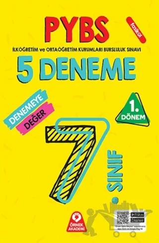 7. Sınıf PYBS Parasız Yatılılık ve Bursluluk Sınavı 1. Dönem Denemeye Değer 5 Deneme – Kolektif – Örnek Akademi kitap kapağı