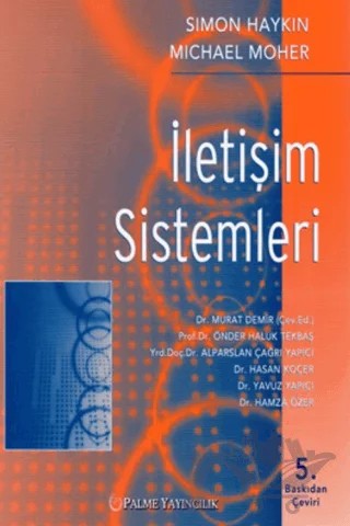 İletişim Sistemleri – Michael Moher, Simon Haykin – Palme Yayıncılık kitap kapağı