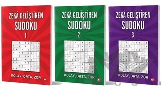 Zeka Geliştiren Sudoku Seti (3 Kitap Takım) – Ramazan Oktay – Beyaz Balina Yayınları kitap kapağı