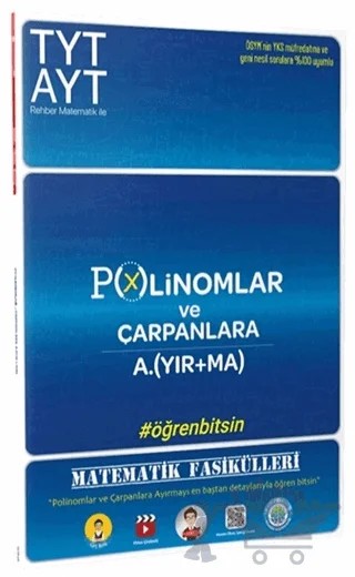TYT AYT Matematik Fasikülü Polinomlar ve Çarpanlara Ayırma – Kolektif – Tonguç Akademi kitap kapağı