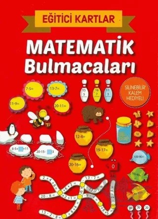 Matematik Bulmacaları - Eğitici Kartlar – Kolektif – Teleskop Popüler Bilim kitap kapağı