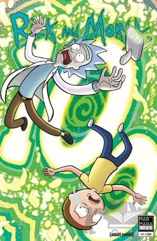 Rick and Morty 100 – Zac Gorman – Marmara Çizgi kitap kapağı