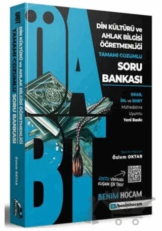 ÖABT Din Kültürü ve Ahlak Bilgisi Öğretmenliği Tamamı Çözümlü Soru Bankası – Kolektif – Benim Hocam Yayınları kitap kapağı