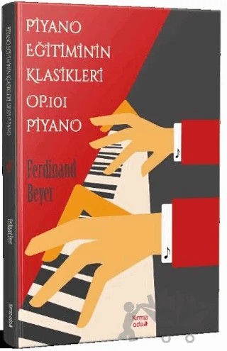 Piyano Eğitiminin Klasikleri Op.101 Piyano – Ferdinand Beyer – Kırmızı Ada Yayınları kitap kapağı