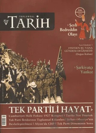 Toplumsal Tarih Dergisi Sayı: 106 – Tarih Vakfı Yurt Yayınları - Toplumsal Tarih Dergisi kitap kapağı