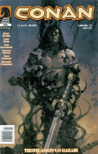Conan Sayı: 14 Thoth - Amon’un Gazabı – Lal Kitap kitap kapağı