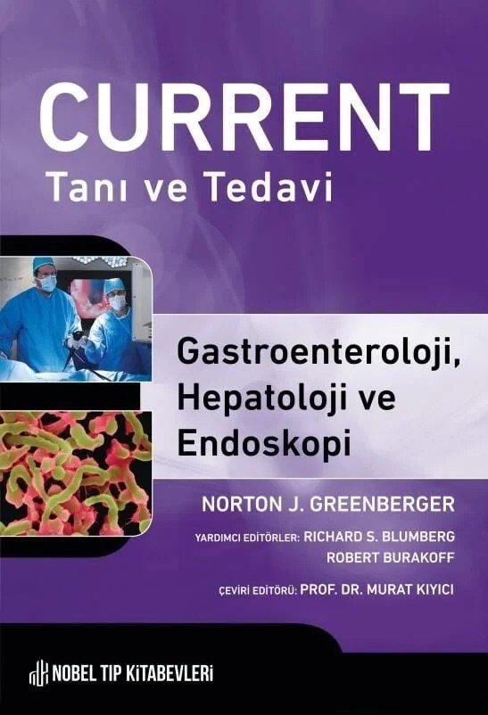 Current Tanı ve Tedavi Gastroenteroloji, Hepatoloji ve Endoskopi – Nobel Tıp Kitabevleri kitap kapağı