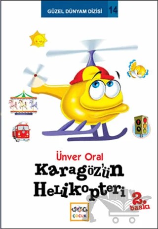 Karagöz’ün Helikopteri – Ünver Oral – Nar Çocuk kitap kapağı