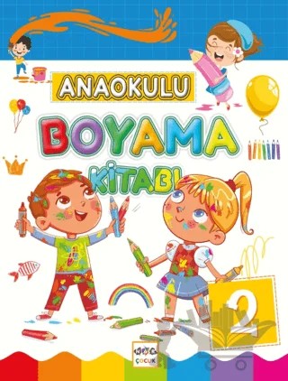Anaokulu Boyama Kitabı-2 – Kolektif – Nar Çocuk kitap kapağı