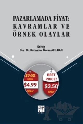 Pazarlamada Fiyat – Kalender Özcan Atılgan – Gazi Kitabevi kitap kapağı