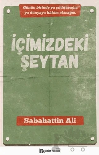 İçimizdeki Şeytan – Sabahattin Ali – Sander Yayınları kitap kapağı