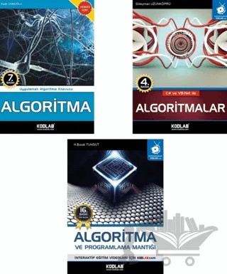 Algoritma Eğitim Seti (3 Kitap Takım) – Kolektif – Kodlab Yayın Dağıtım kitap kapağı
