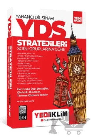 YDS - YÖKDİL Stratejileri Soru Gruplarına Göre Konu Anlatımlı Soru Bankası – Bekir Savaş – Yediiklim Yayınları kitap kapağı