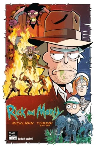 Rick and Morty Rickliğin Yüreği Sayı 1 – Michael Moreci – Marmara Çizgi kitap kapağı