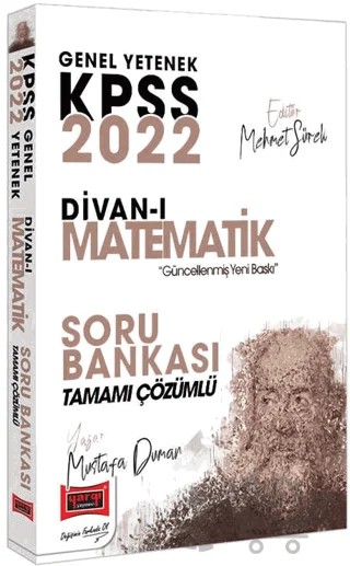 2022 KPSS Genel Yetenek Divan-ı Matematik Tamamı Çözümlü Soru Bankası – Kolektif – Yargı Yayınevi kitap kapağı