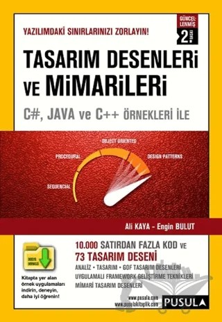 Tasarım Desenleri ve Mimarileri – Ali Kaya, Engin Bulut – Pusula Yayıncılık kitap kapağı