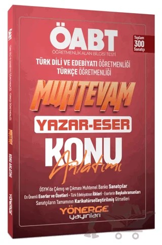ÖABT Türkçe-Edebiyat Muhtevam Yazar Eser Konu Anlatımı – Kolektif – Yönerge Yayınları kitap kapağı