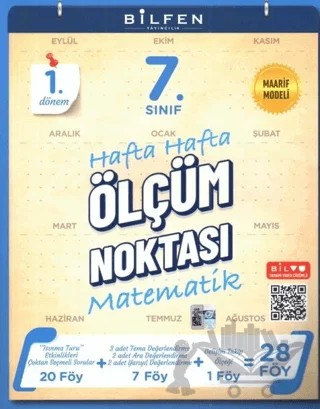 7. Sınıf Matematik Ölçüm Noktası 1. Dönem – Kolektif – Bilfen Yayıncılık kitap kapağı