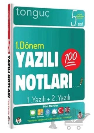 5. Sınıf Yazılı Notları 1. Dönem 1 ve 2. Yazılı – Kolektif – Tonguç Akademi kitap kapağı