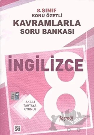 8. Sınıf İngilizce Konu Özetli Kavramlarla Soru Bankası – Kolektif – Formül Yayınları kitap kapağı