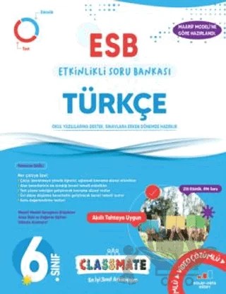 6. Sınıf Classmate Türkçe Etkinlikli Soru Bankası – Kolektif – Okyanus Yayınları kitap kapağı