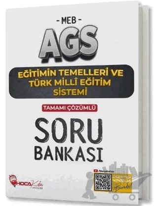 MEB-AGS Eğitimin Temelleri ve Türk Milli Eğitim Sistemi Soru Bankası Çözümlü Hoca Kafası Yayınları – Kollektif – Hoca Kafası Yayınları kitap kapağı