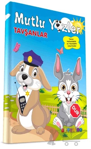 Mutlu Yüzler - Tavşanlar – Kolektif – Artenino Yayıncılık kitap kapağı