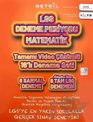 8. Sınıf LGS Matematik Deneme Periyodu – Kolektif – Netbil Yayıncılık kitap kapağı