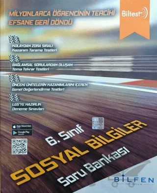 6. Sınıf Biltest Sosyal Bilgiler Soru Bankası – Kolektif – Bilfen Yayıncılık kitap kapağı