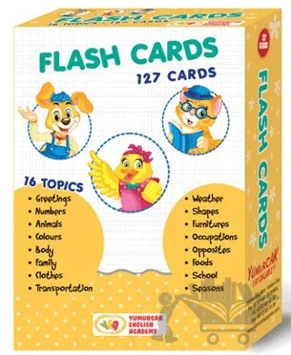 Flash Cards 127 Cards – Kolektif – Yumurcak Yayınları kitap kapağı