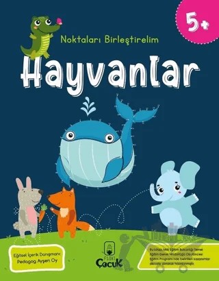 Hayvanlar - Noktaları Birleştirelim (5 Yaş) – Kolektif – Floki Çocuk kitap kapağı