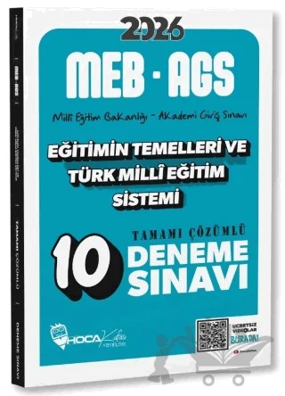 2026 MEB-AGS Eğitimin Temelleri ve Türk Milli Eğitim Sistemi 10 Deneme – Kolektif – Hoca Kafası Yayınları kitap kapağı