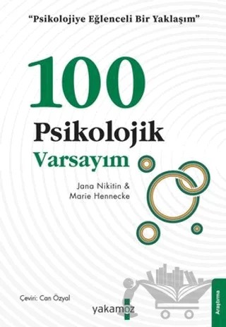 100 Psikolojik Varsayım – Marie Hennecke, Jana Nikitin – Yakamoz Yayınevi kitap kapağı
