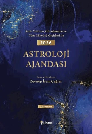 2026 Astroloji Ajandası – Zeynep İrem Çağlar – Günce Yayınları kitap kapağı
