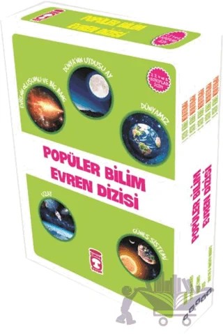 Popüler Bilim Evren Dizisi (5 Kitap Takım) – Kolektif – Timaş Çocuk kitap kapağı