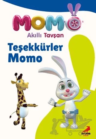 Akıllı Tavşan Momo – Teşekkürler Momo – Kolektif – Erdem Çocuk kitap kapağı